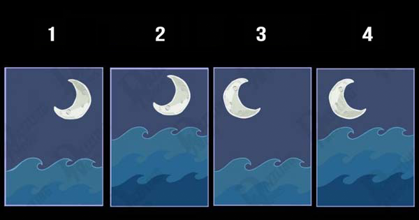 【※心理テスト】『あなたはどの月と海の絵が好きですか？』４つのうち選んだ絵であなたの隠された個性が分かる！